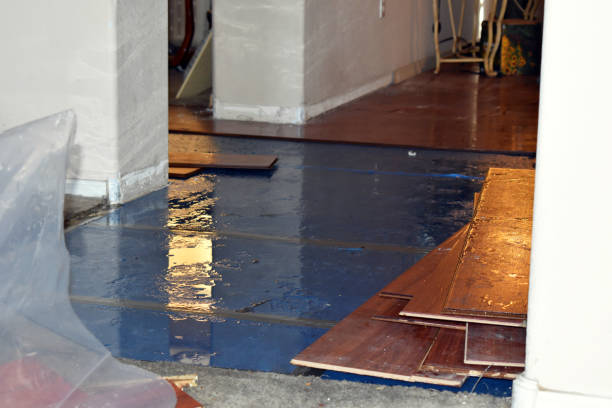 Professional Emergency Water Damage Restoration technician working in Woodburn, VA